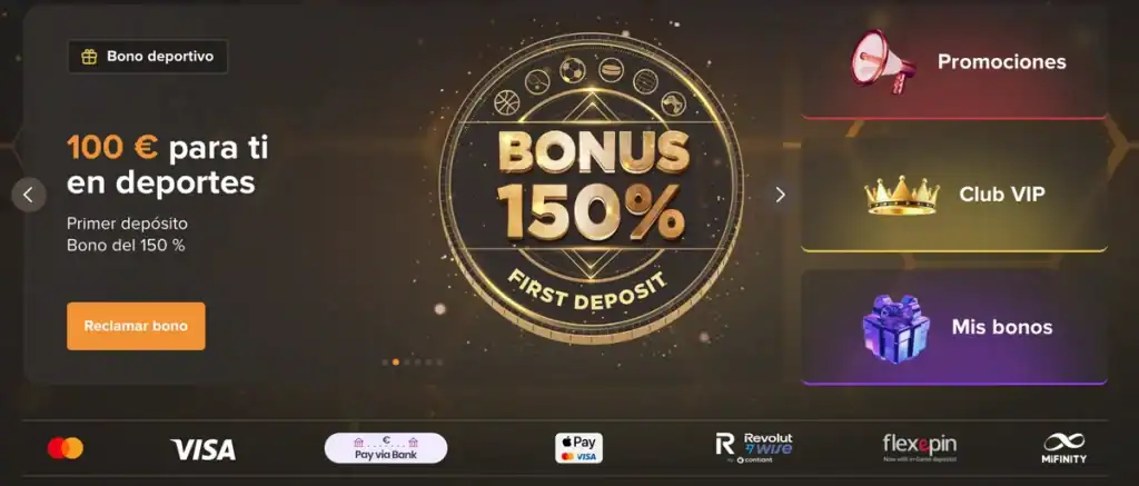 sol bonus 150%