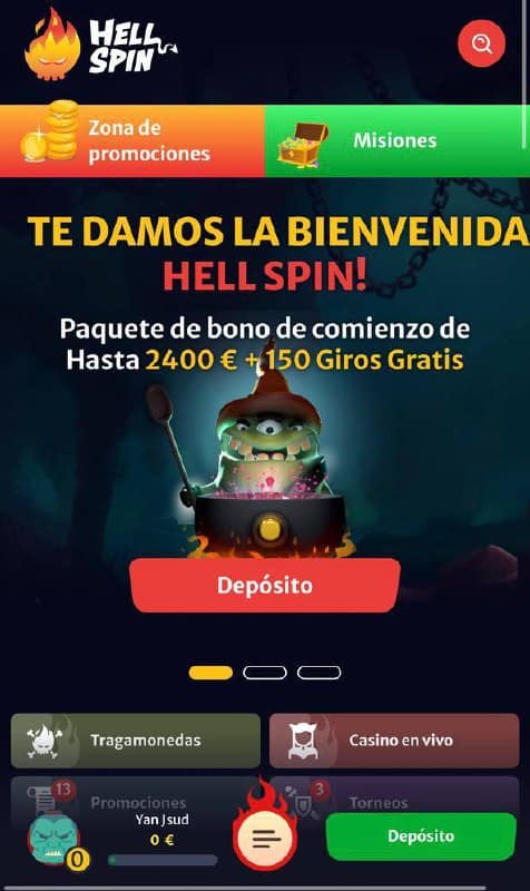 hellspin 2400 euro + 150 giros gratis