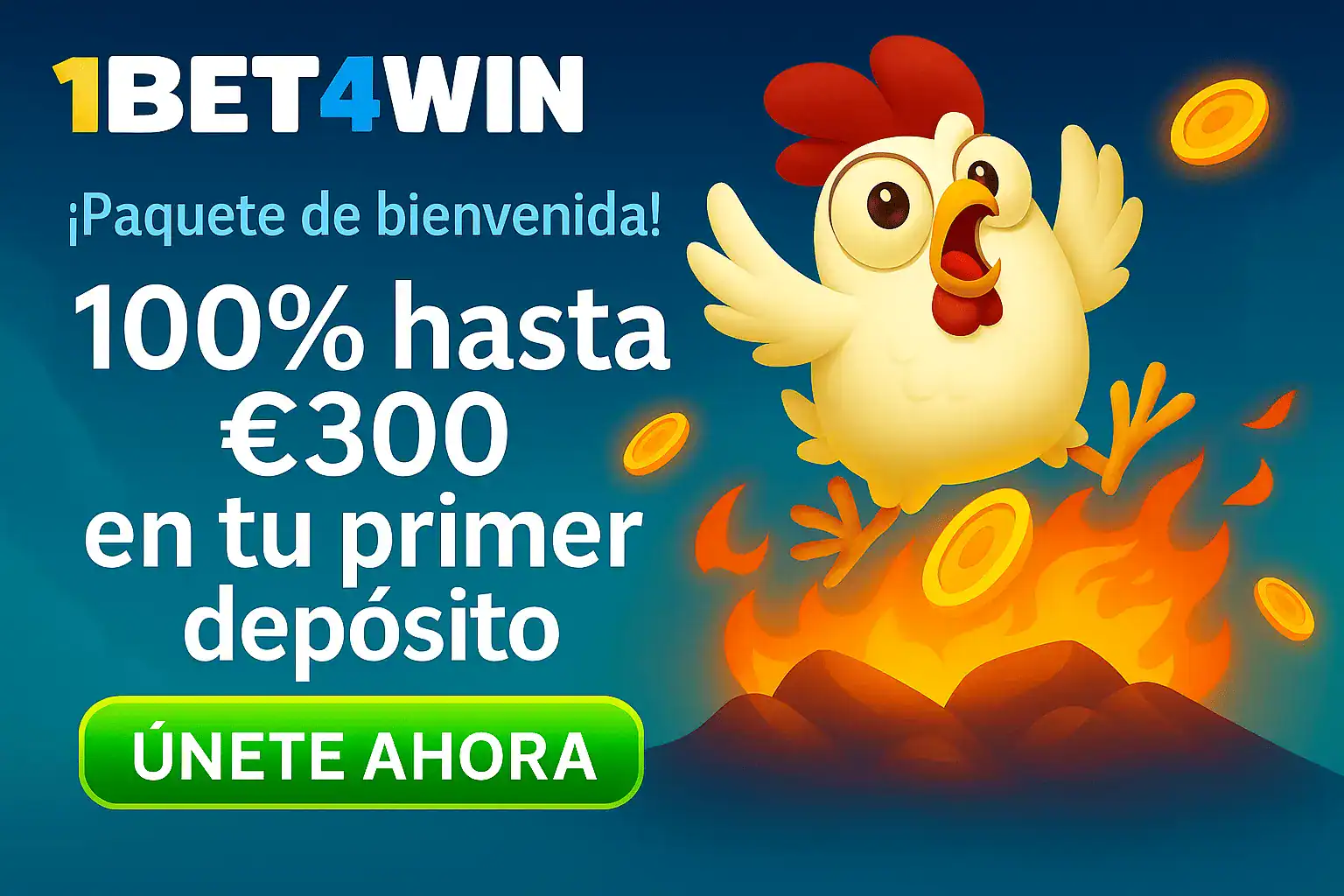 Bono de bienvenida 1Bet4Win