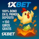 Obtén 100% en tu Primer Depósito + 150 Giros Gratis – 1xBet