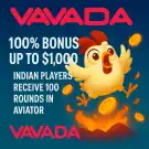 100% up to $1000 + 100 Rounds on Aviator