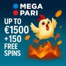 Get Up to €1500 + 150 Free Spins – MegaPari